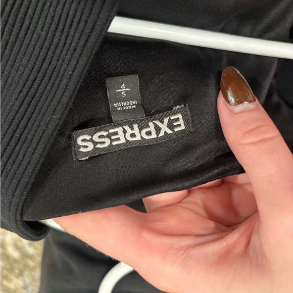 Express Black Strapless Dress - Picture 3 of 3